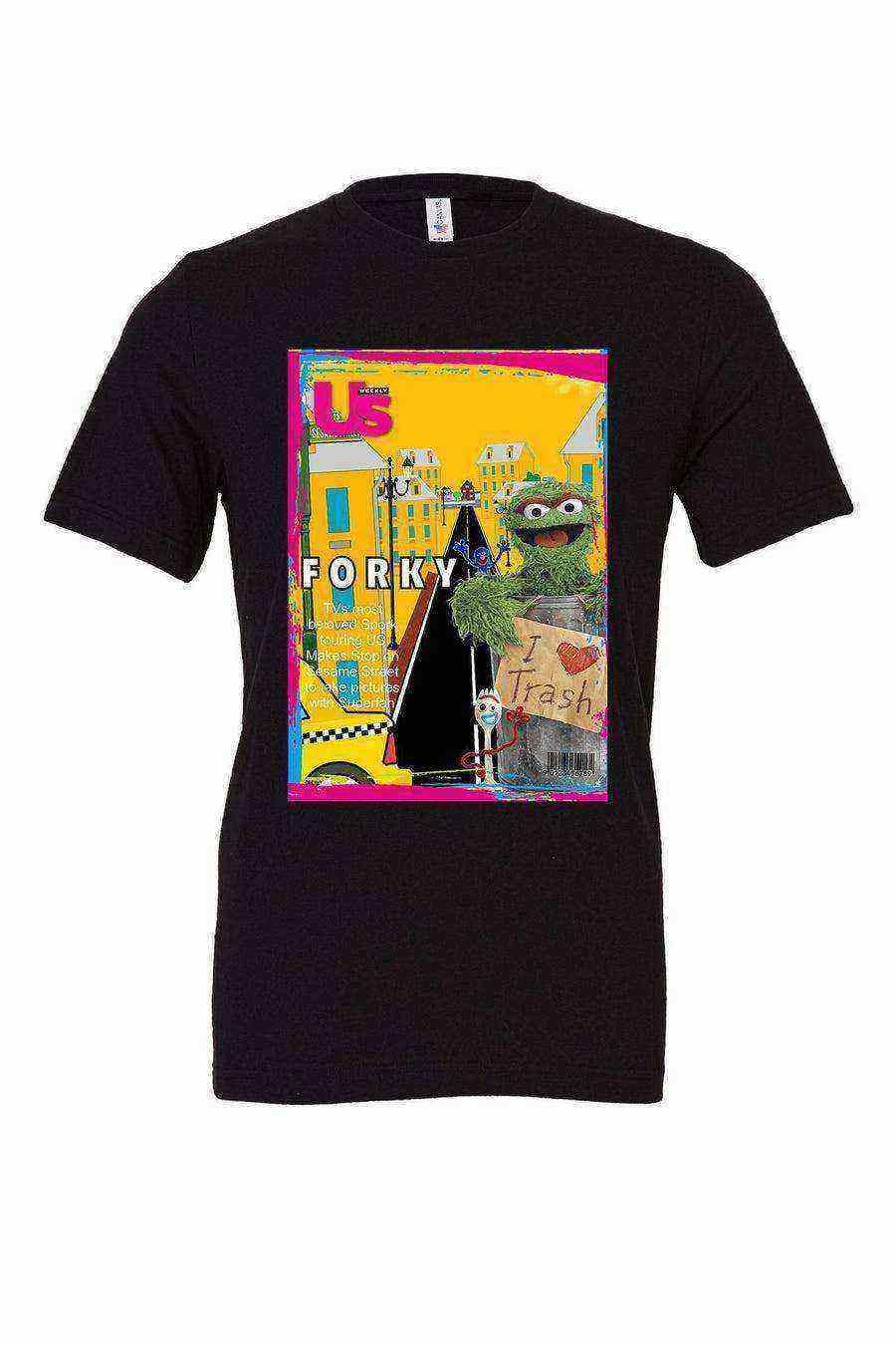 I Love Trash Shirt | Forky Shirt | Oscar The Grouch Shirt - Dylan's Tees