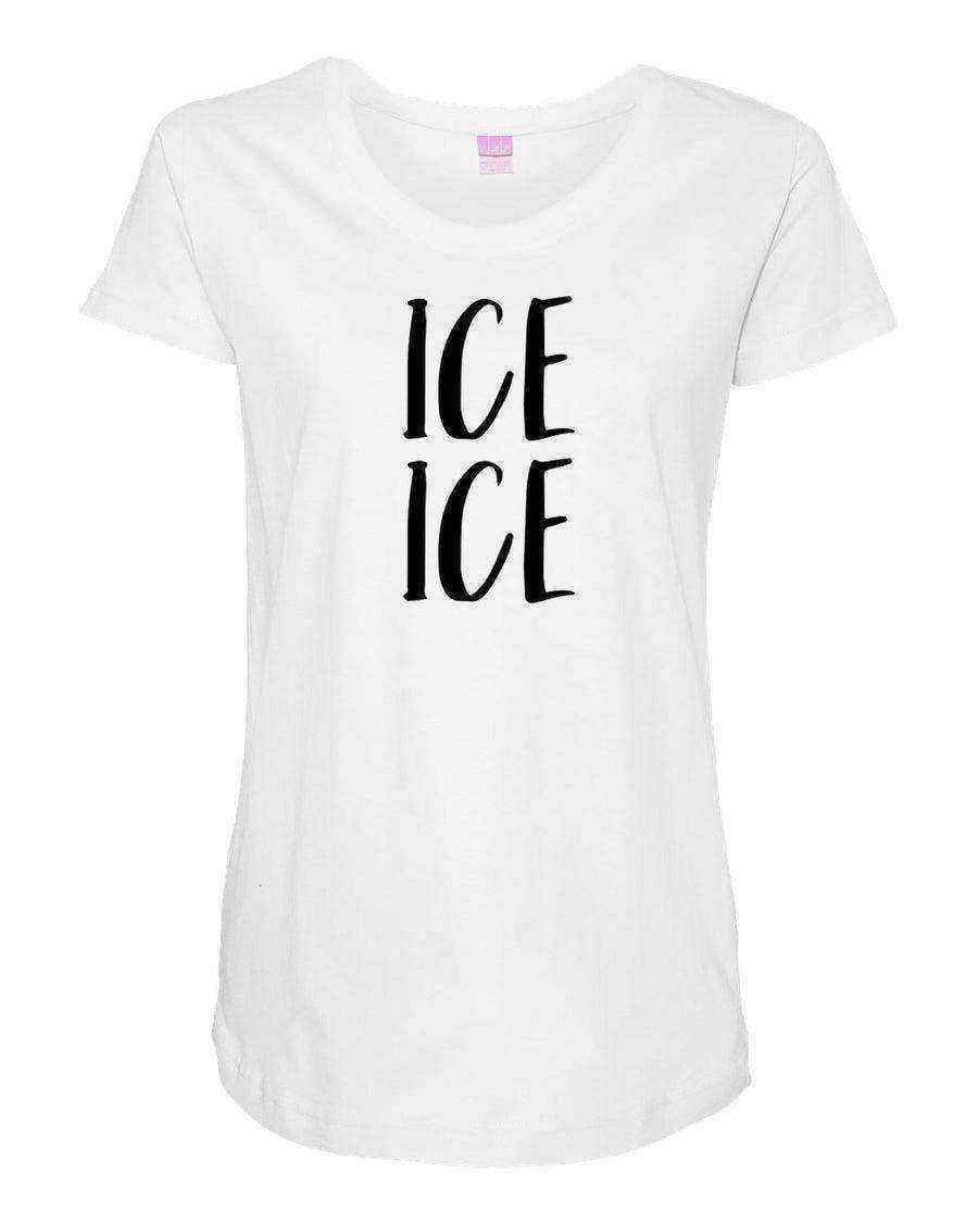 Ice Ice Baby Maternity Shirt - Dylan's Tees