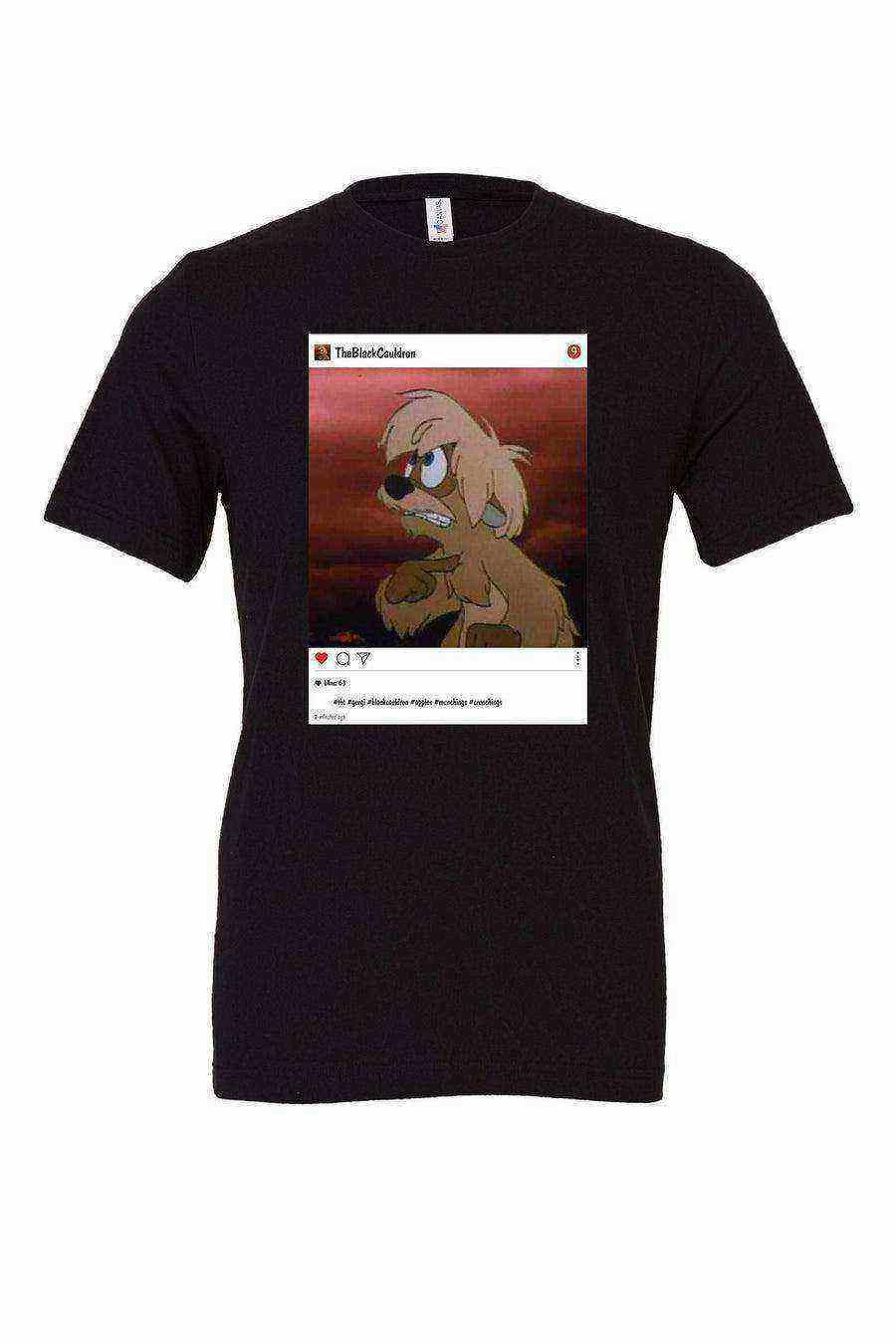 Insta Throw Back Shirt | The Black Cauldron - Dylan's Tees