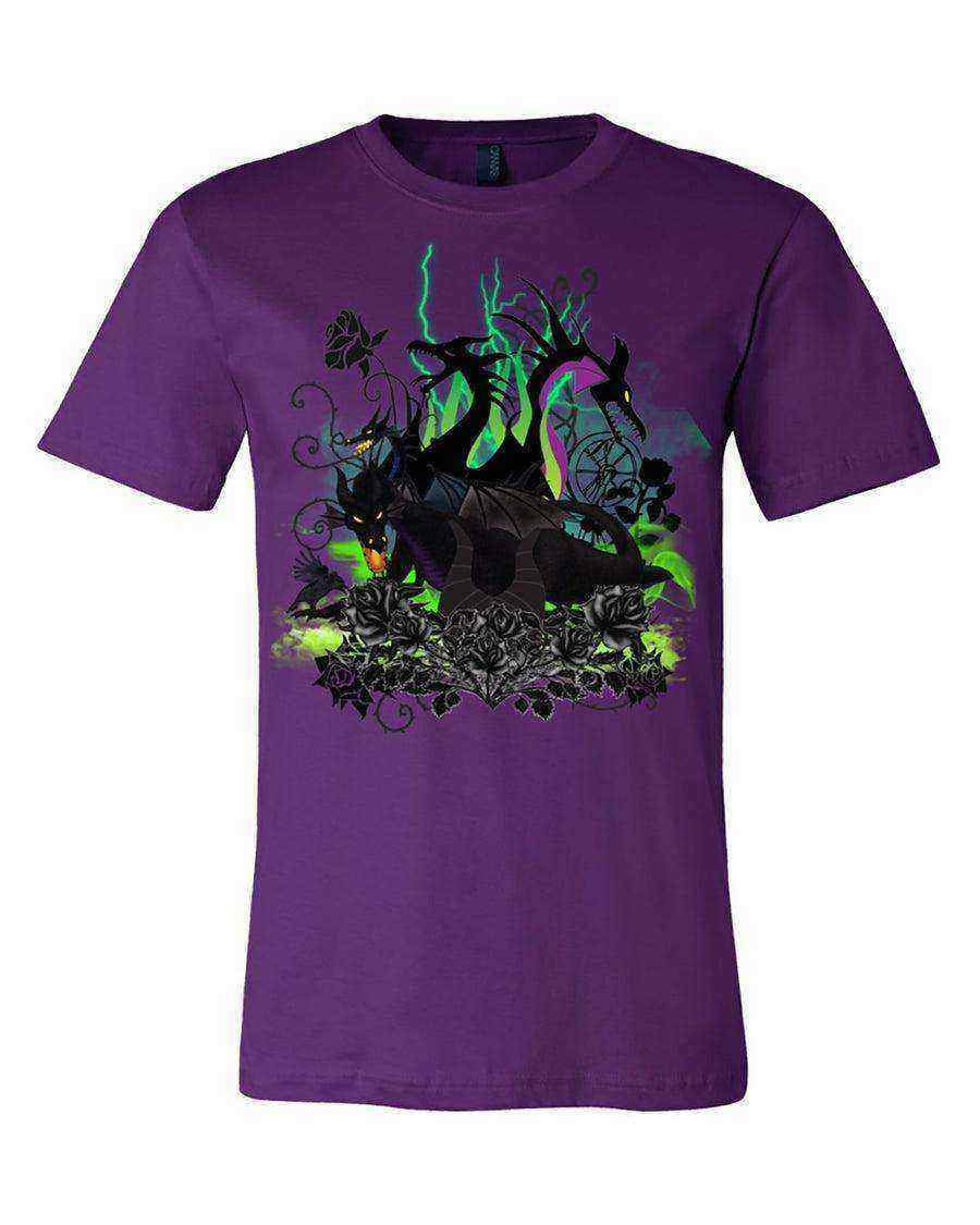 Maleficent Tattoo Shirt | Maleficent Dragon | Villain - Dylan's Tees
