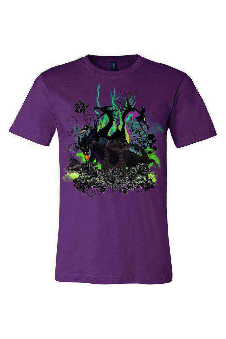 Maleficent Tattoo Shirt | Maleficent Dragon | Villain - Dylan's Tees