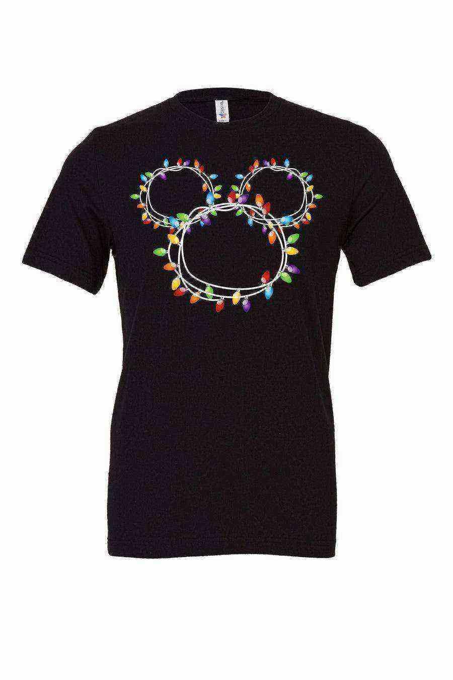Mickey Christmas Lights Tee - Dylan's Tees