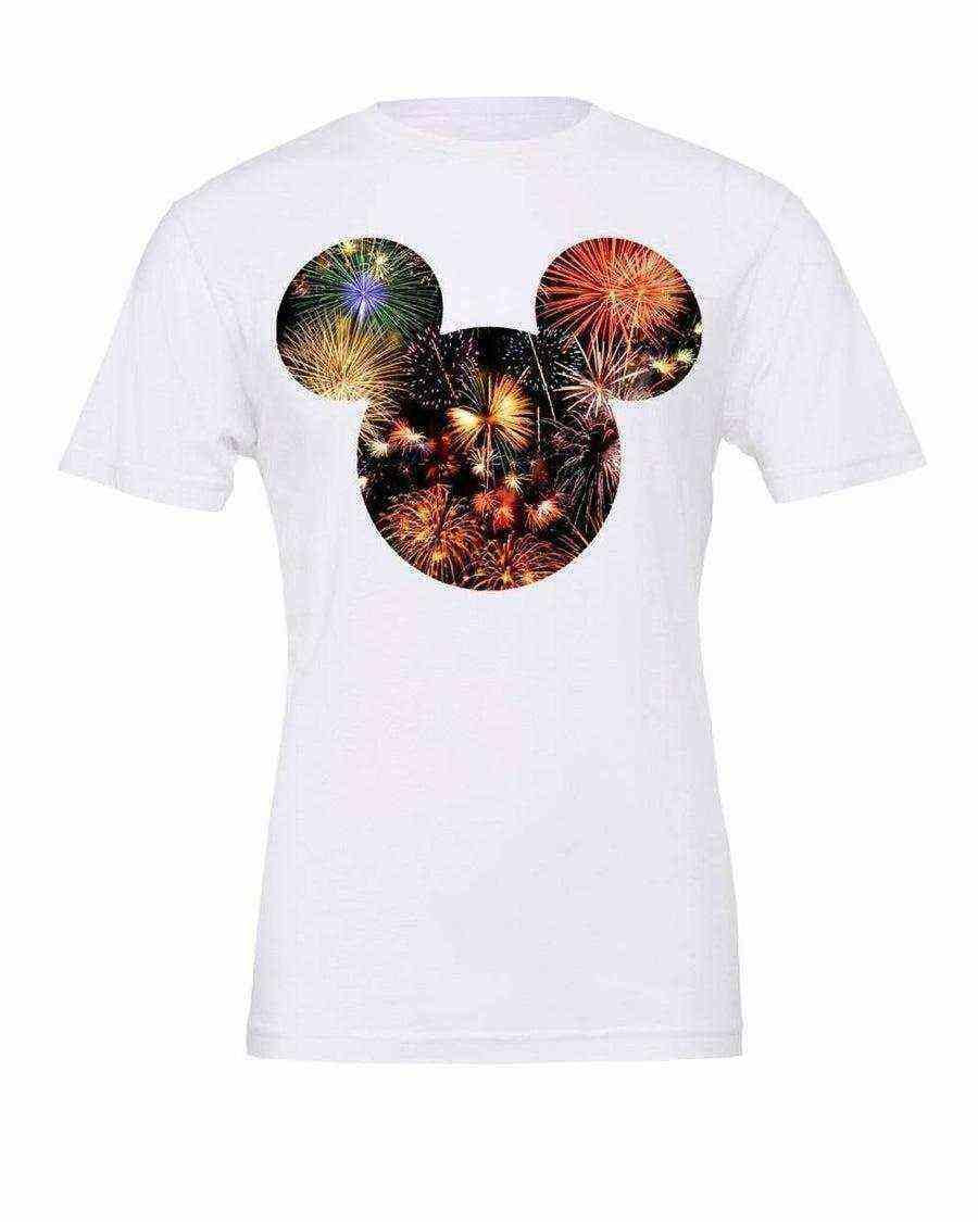 Mickey Fireworks Tee | New Years Eve - Dylan's Tees