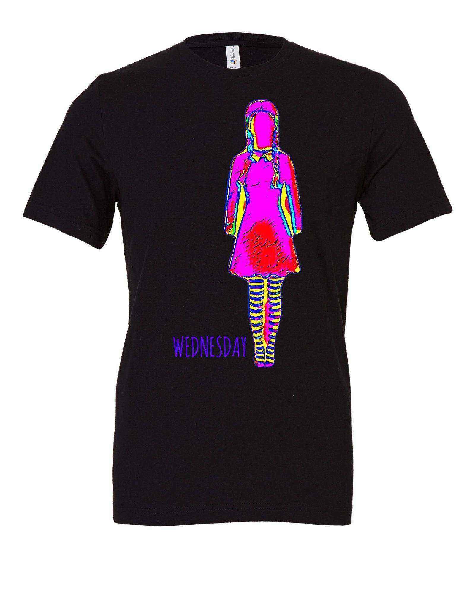 Neon Wednesday Shirt | Wednesday Shirts | Addams Shirt - Dylan's Tees