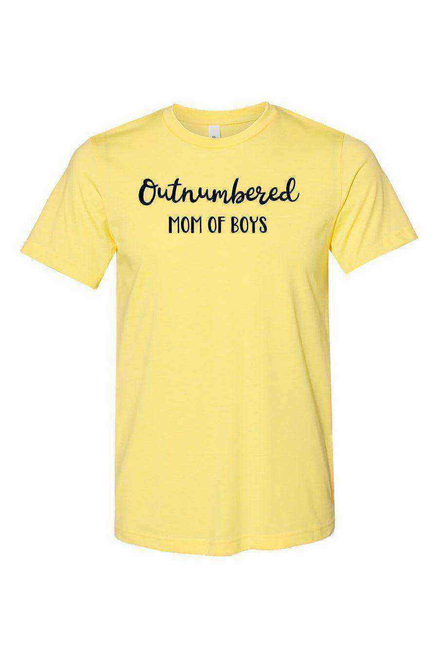 Outnumbered Mom Of Boys Shirt - Dylan's Tees