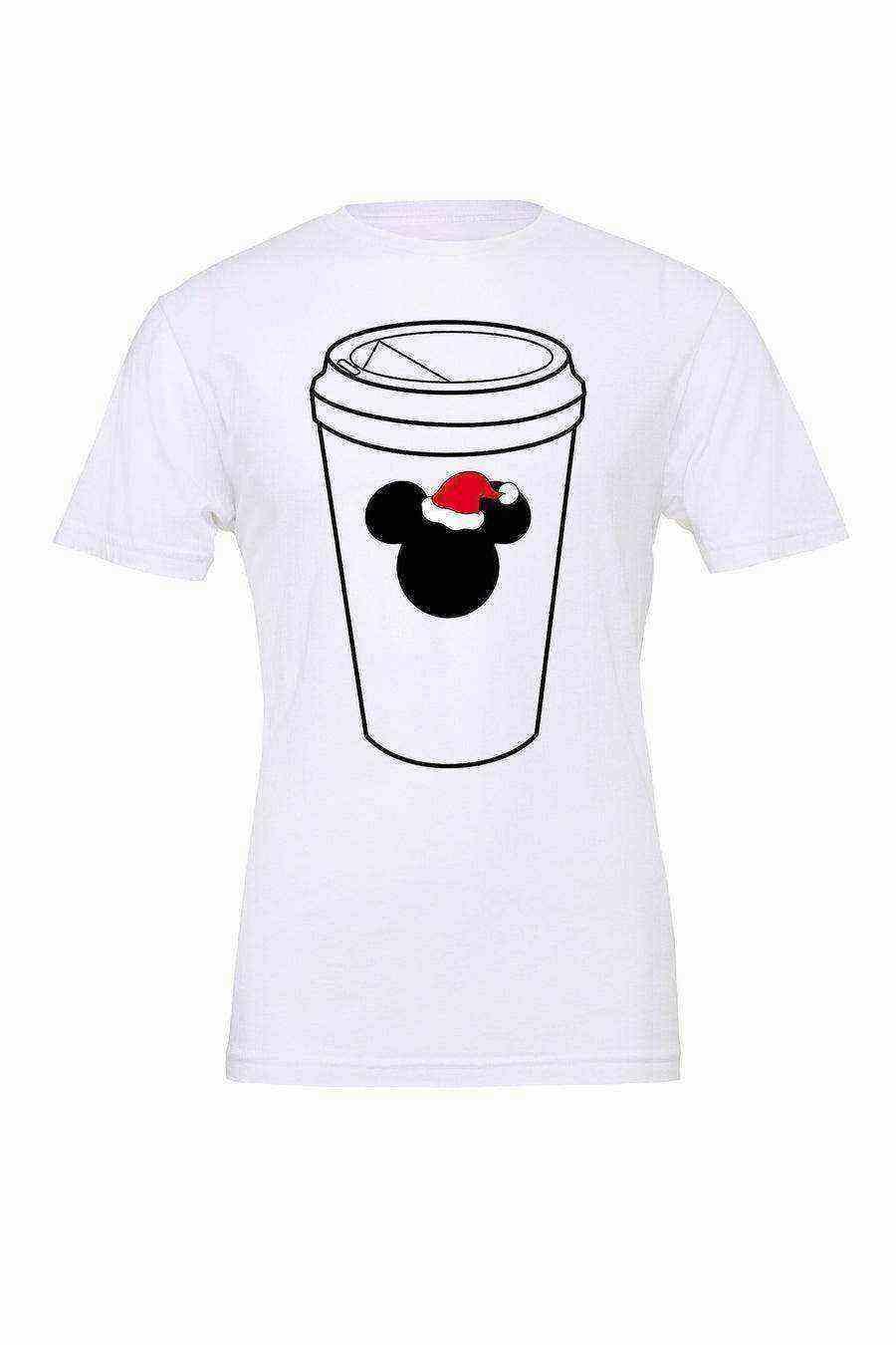 Santa Mickey Coffee Tee - Dylan's Tees