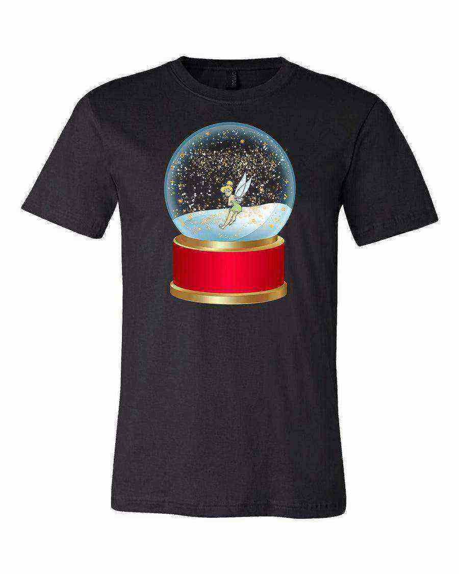 Snow Globe Fairy Tee | Christmas Tinker Bell Shirt | Peter Pan - Dylan's Tees