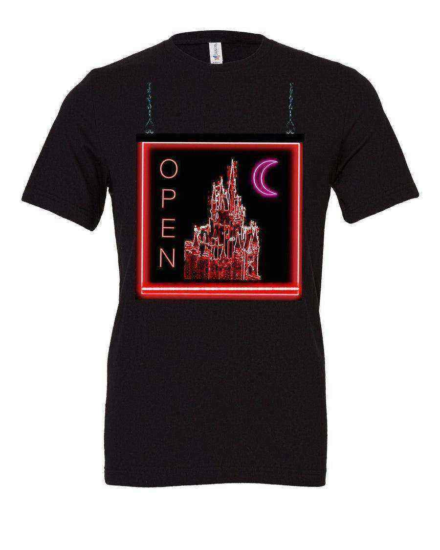 The Castle Neon Sign Shirt | Neon Sign Shirt - Dylan's Tees