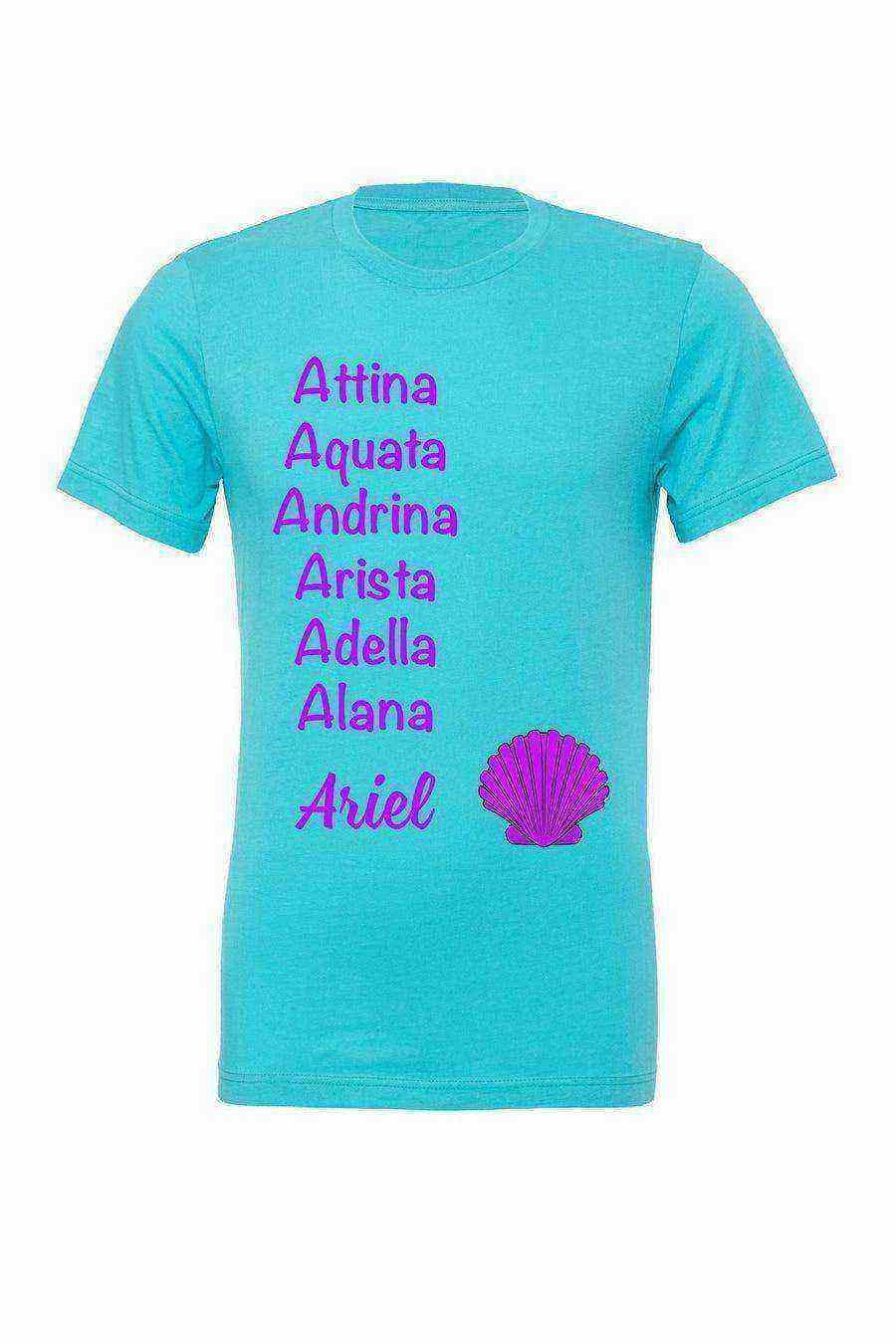 The Little Mermaid Sisters Tee - Dylan's Tees