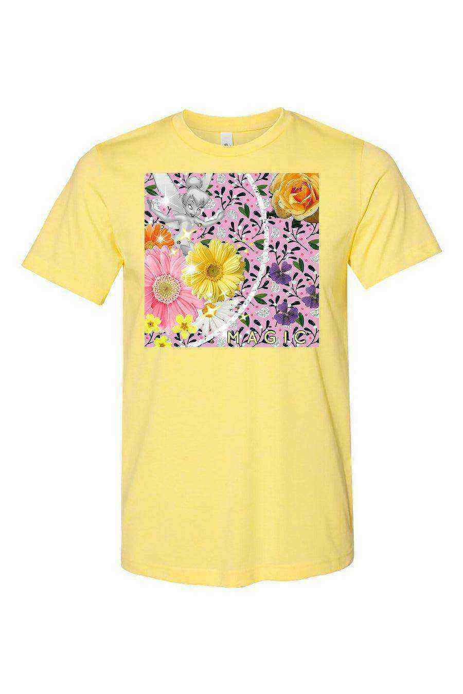 Tinker Bell Floral Shirt | Peter Pan Shirt - Dylan's Tees