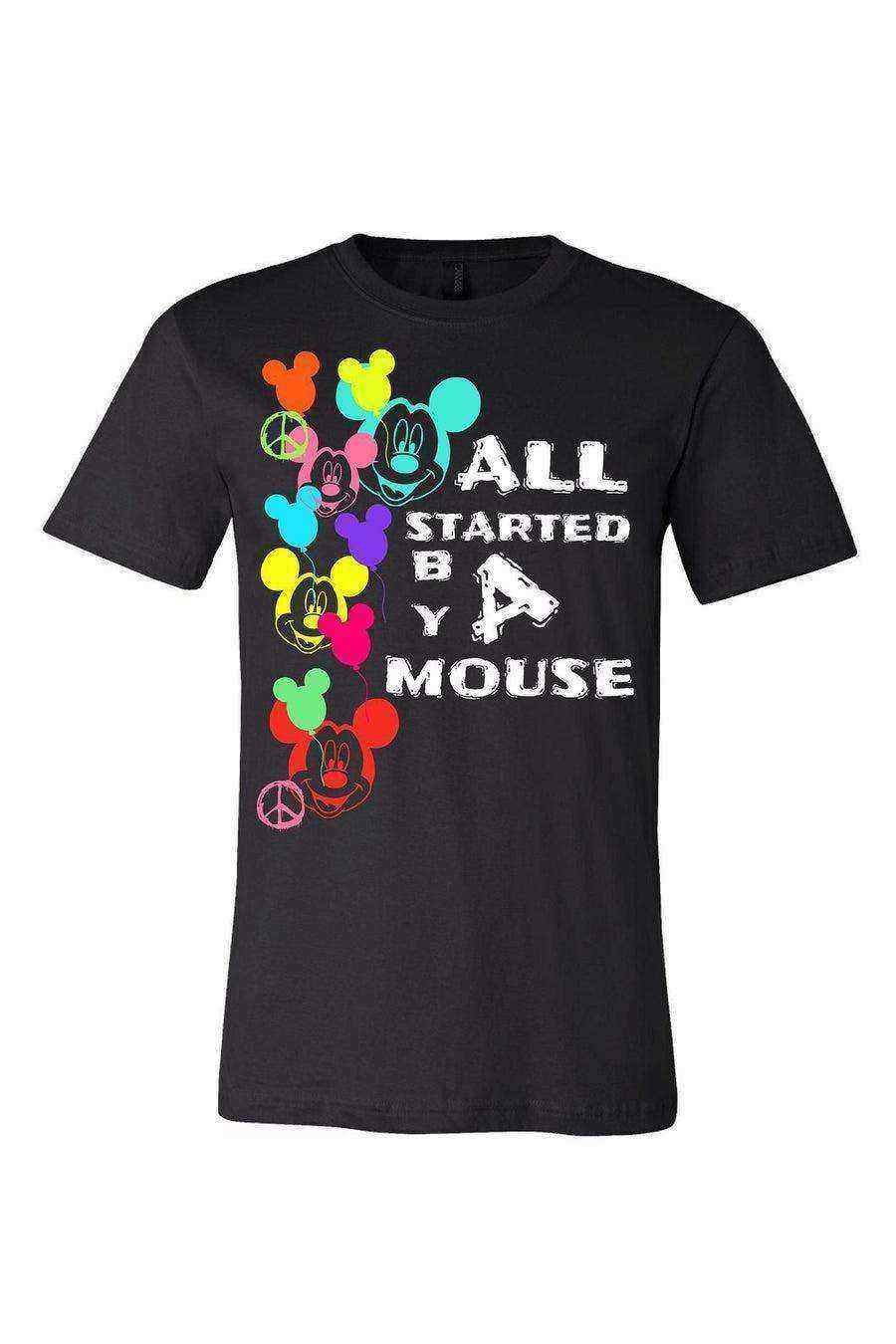 Toddler | All Started By A Mouse Shirt | Mickey Balloons Shirt - Dylan's Tees