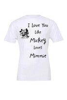 Toddler | Couples Mickey and Minnie Tee - Dylan's Tees