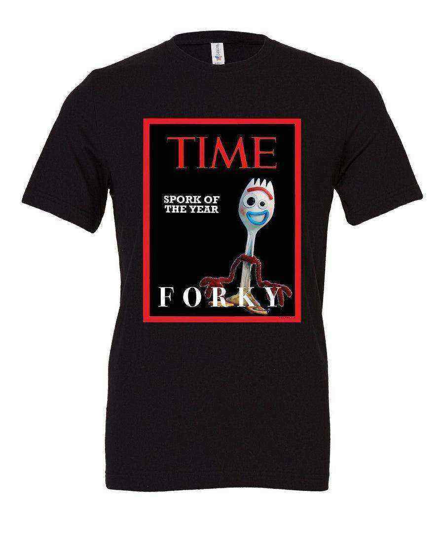 Toddler | Forky Spork Of The Year Shirt | Forky On The Cover Of Time Shirt - Dylan's Tees