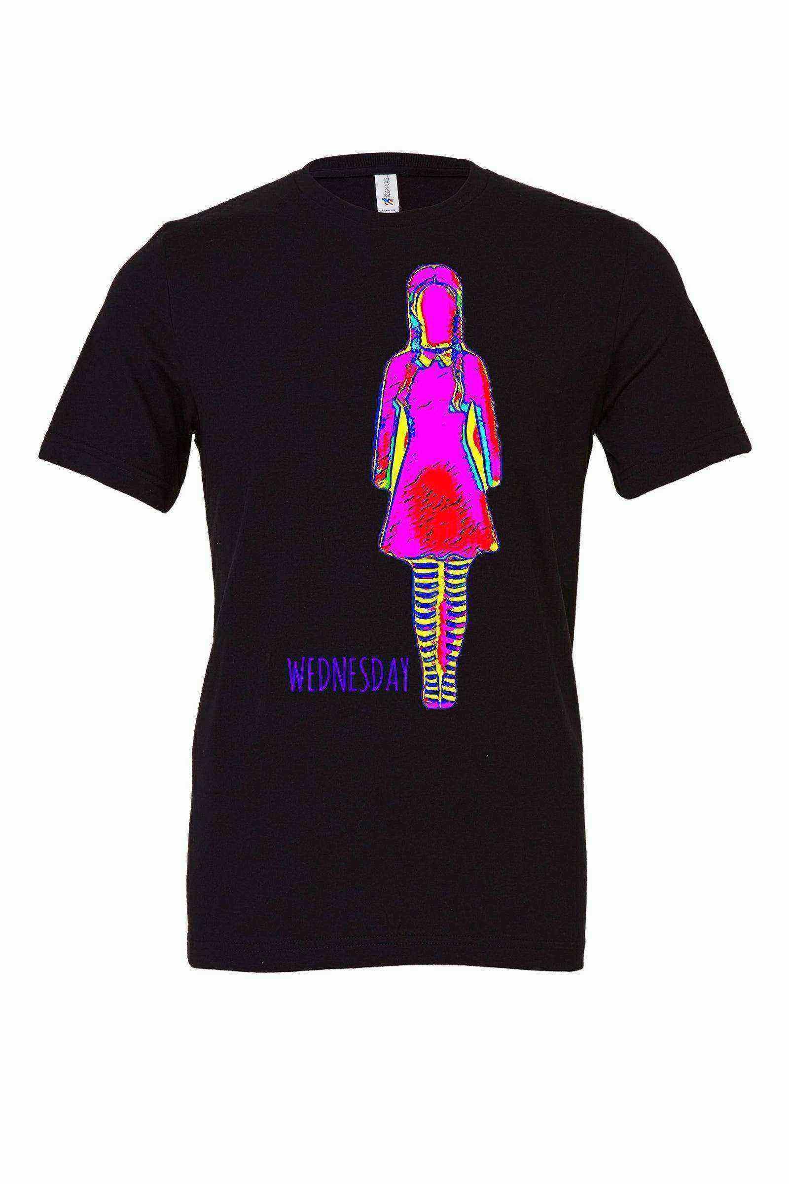 Toddler | Neon Wednesday Shirt | Wednesday Shirts | Addams Shirt - Dylan's Tees