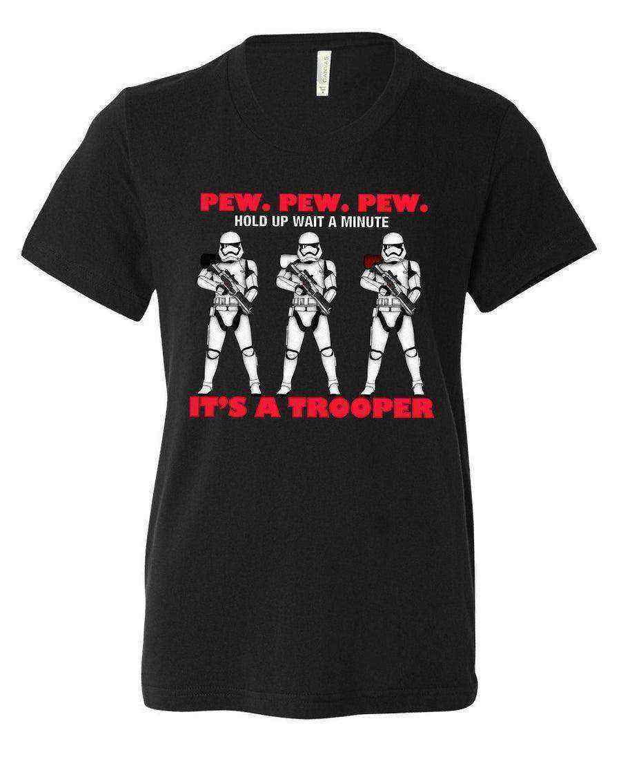 Toddler | Pew Pew Pew It’s A Trooper Shirt | Storm Trooper Shirt | Star Wars - Dylan's Tees