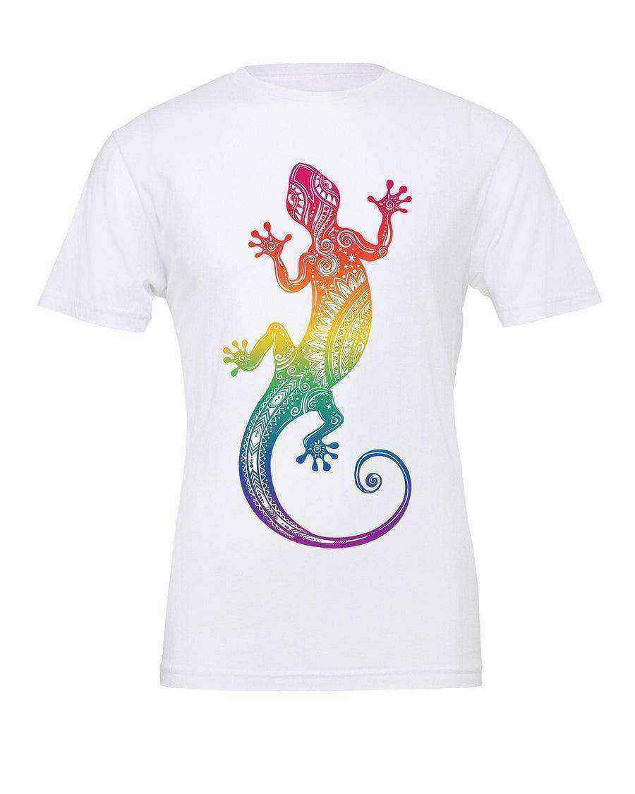 Toddler | Rainbow Lizard Shirt | Rainbow Print - Dylan's Tees