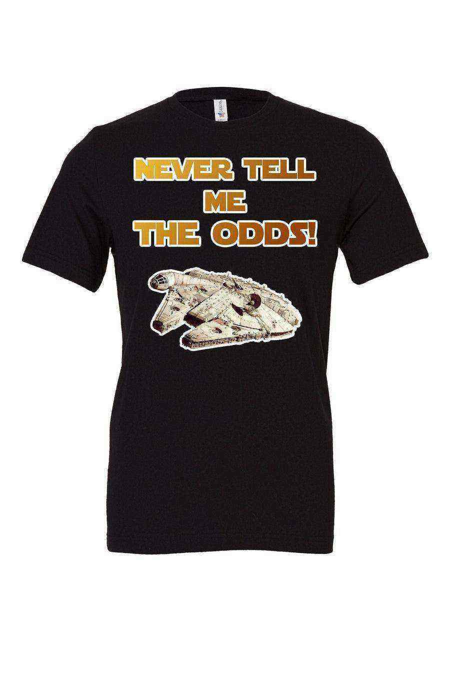 Toddler | Star Wars Han Solo Tee | Never Tell Me The Odds - Dylan's Tees