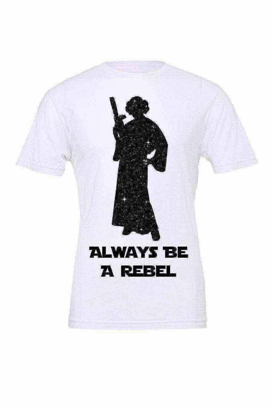 Toddler | Star Wars Princess Leia Galaxy Background Tee | Always Be A Rebel - Dylan's Tees