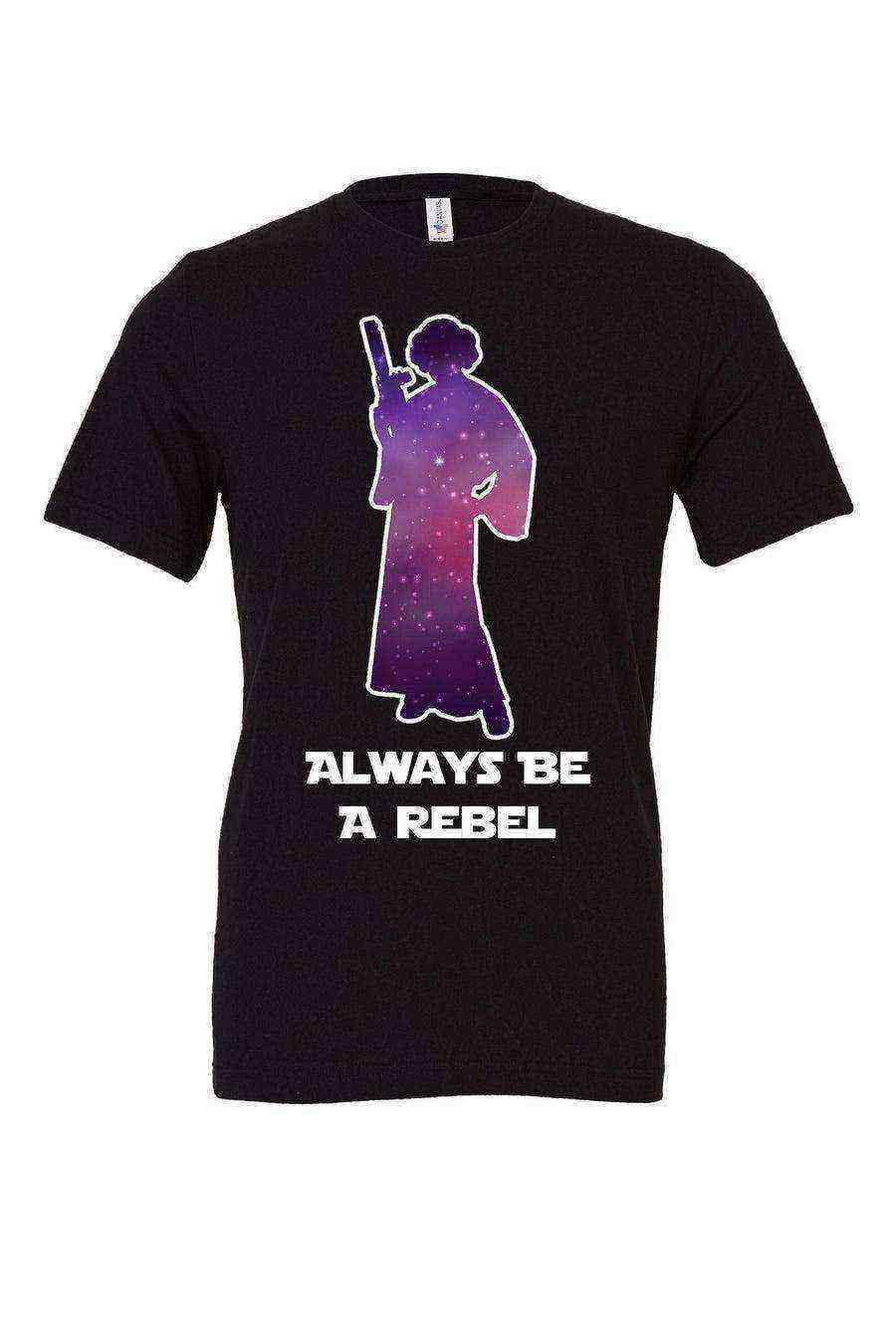Toddler | Star Wars Princess Leia Galaxy Background Tee | Always Be A Rebel - Dylan's Tees
