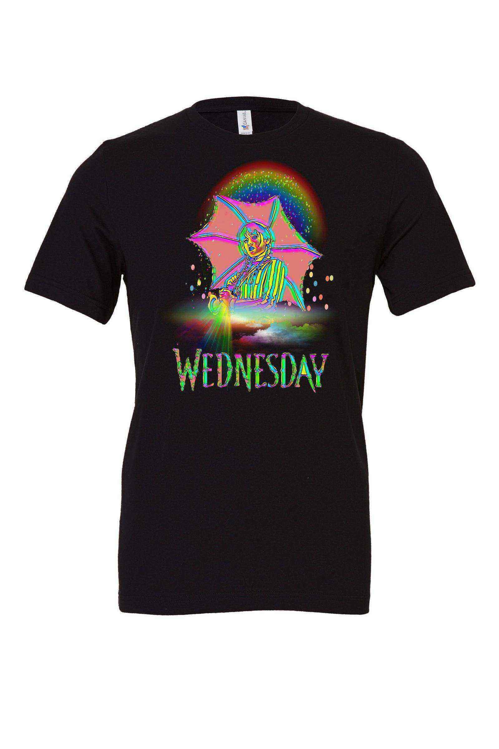 Womens | Bright Wednesday Shirt | Umbrella Girl Shirt | The Addams Shirt - Dylan's Tees
