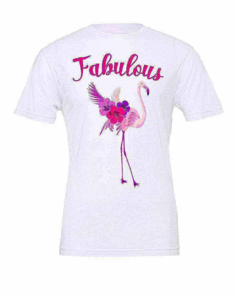 Womens | Fabulous Flamingo Shirt | Flamingo Shirt | Graphic Tee - Dylan's Tees