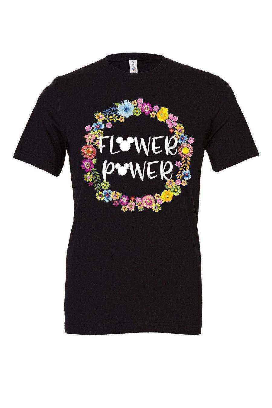 Womens | Flower Power Mickey Tee | Flower and Garden Festival - Dylan's Tees