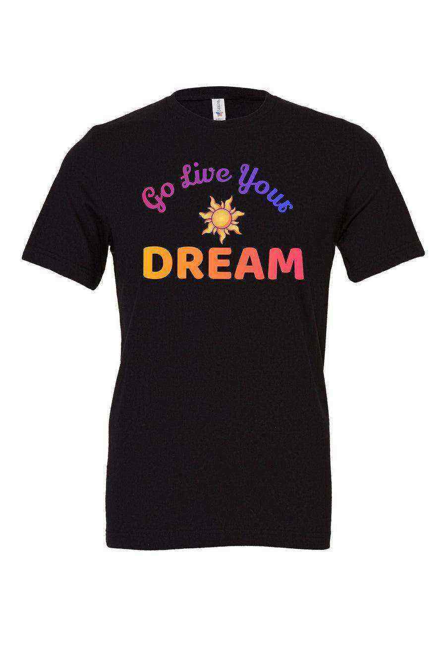 Womens | Go Live Your Dream Shirt | Rapunzel Shirt | Tangled Shirt - Dylan's Tees
