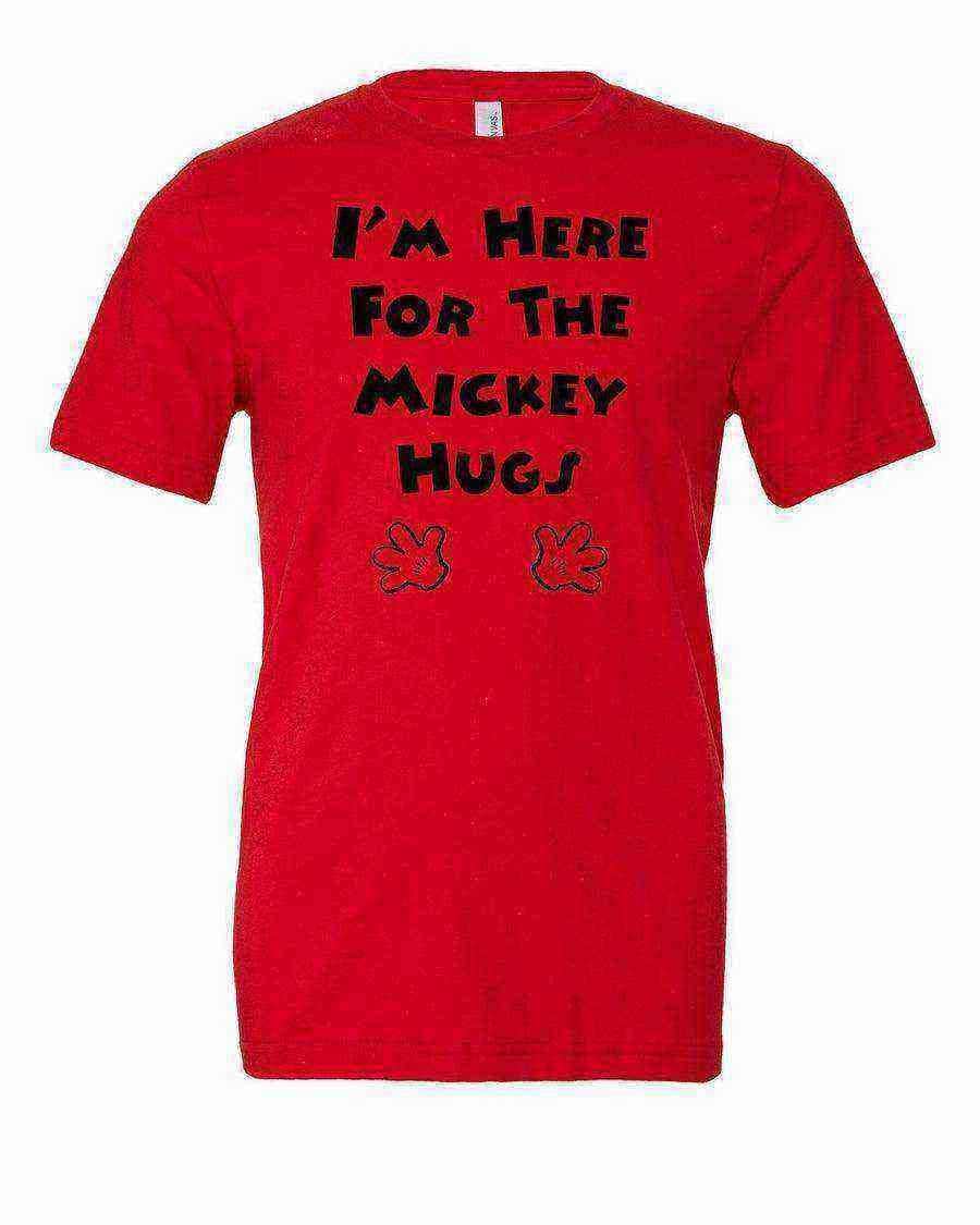 Womens | Im Here For The Mickey Hugs Tee - Dylan's Tees
