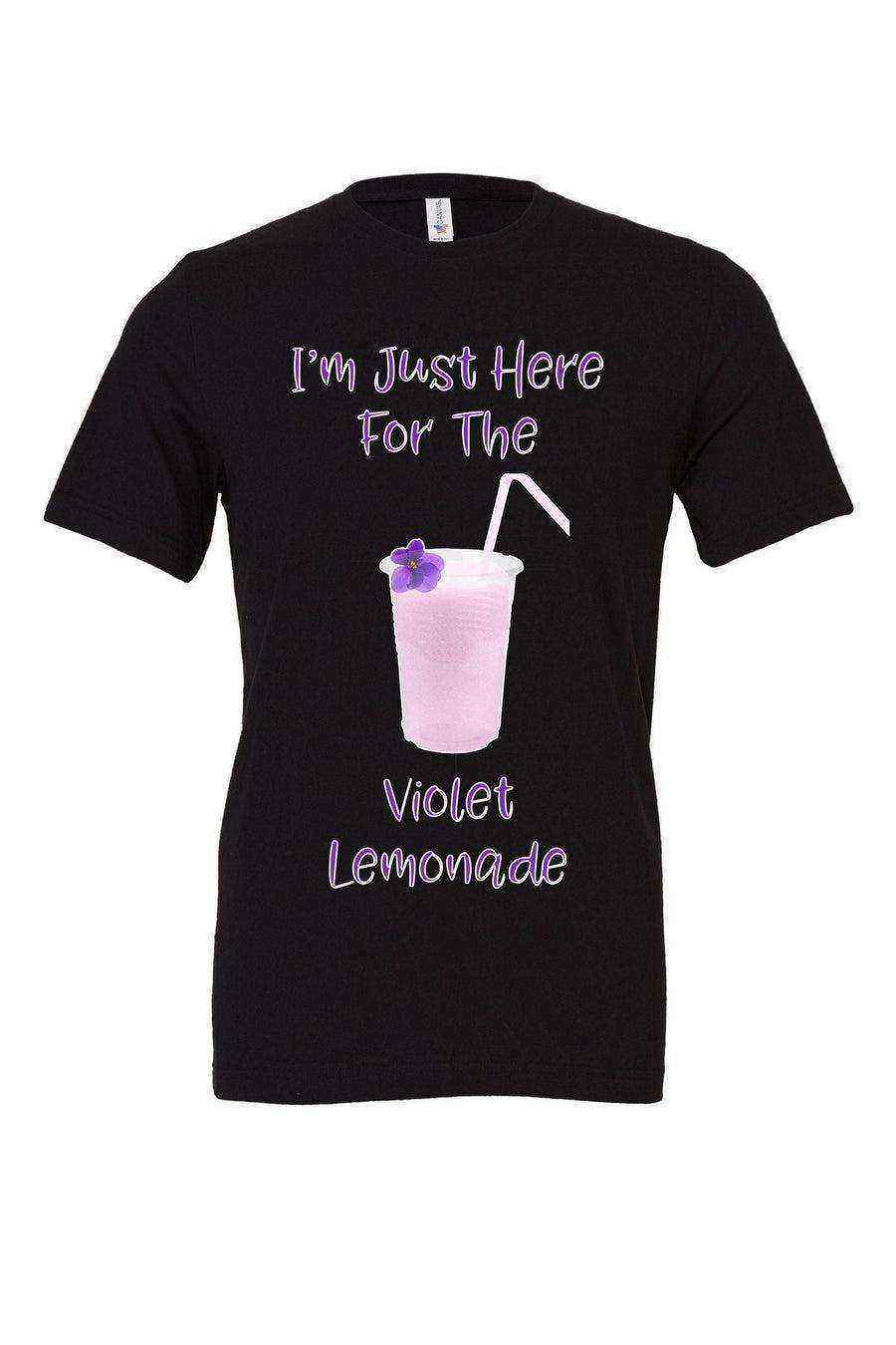 Womens | Im Just Here For The Violet Lemonade Tee - Dylan's Tees
