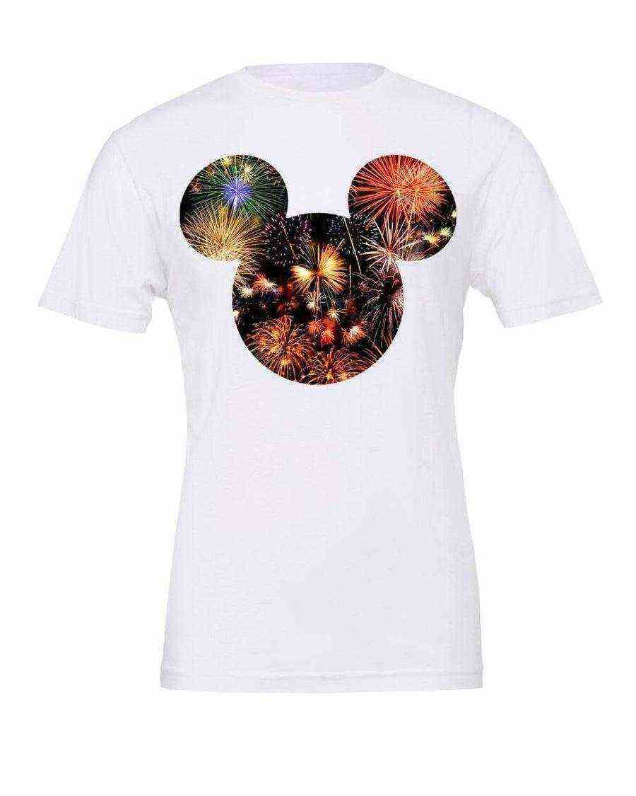 Womens | Mickey Fireworks Tee | New Years Eve - Dylan's Tees