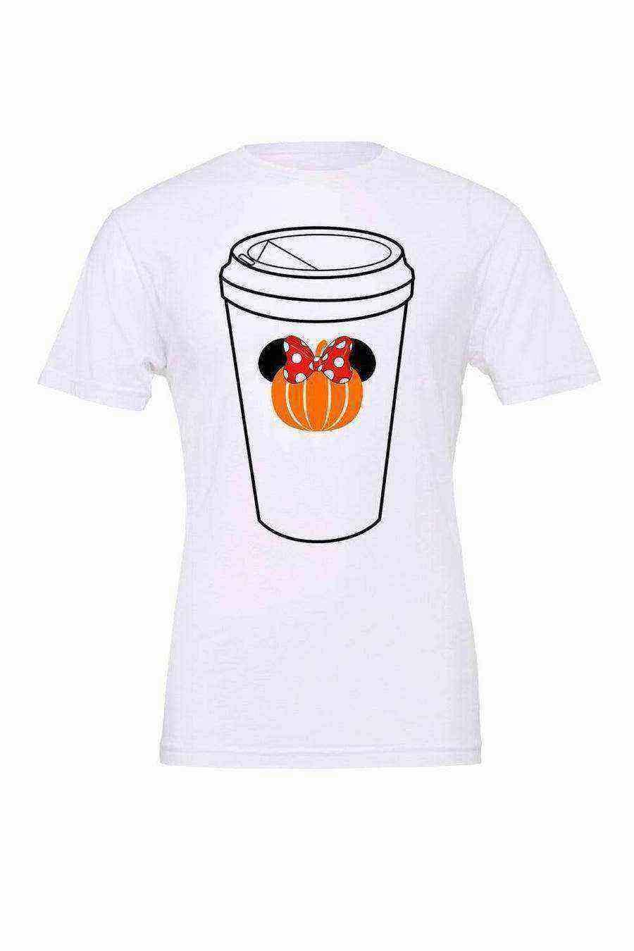 Womens | Minnie Pumpkin Latte Shirt | Halloween - Dylan's Tees