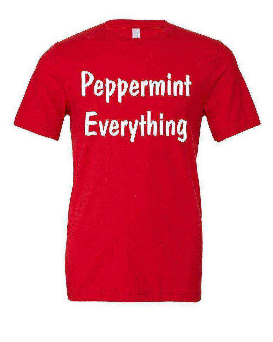 Womens | Peppermint Everything Shirt | Winter Shirt - Dylan's Tees