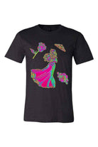 Womens | Sleeping Beauty Tie Dye Patch Shirt | Princess Aurora - Dylan's Tees
