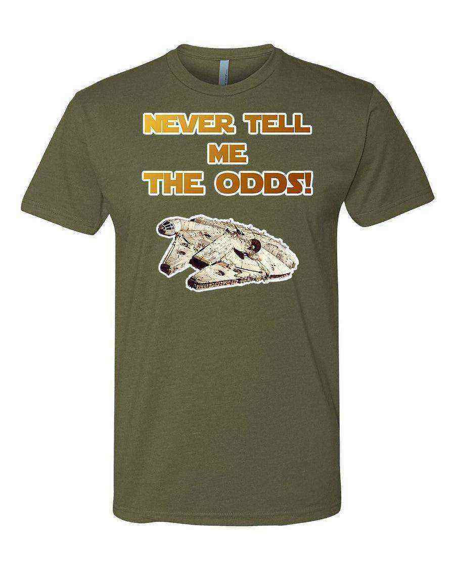 Womens | Star Wars Han Solo Tee | Never Tell Me The Odds - Dylan's Tees