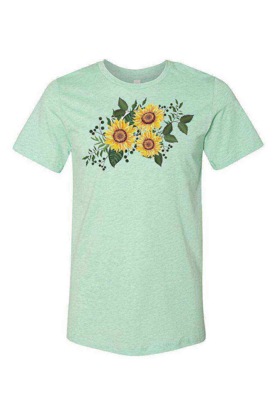 Womens | Sunflower Shirt | Floral Shirt - Dylan's Tees