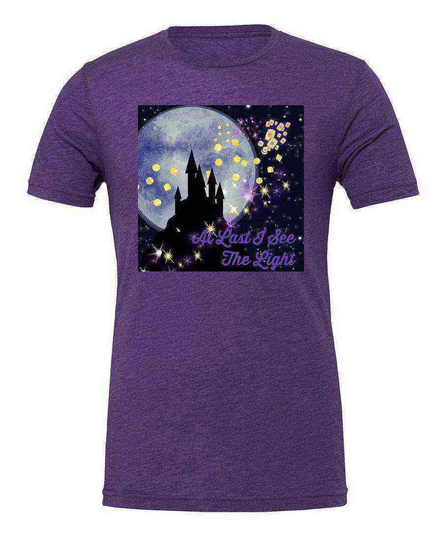 Womens | Tangled At Last I See The Light Shirt - Dylan's Tees