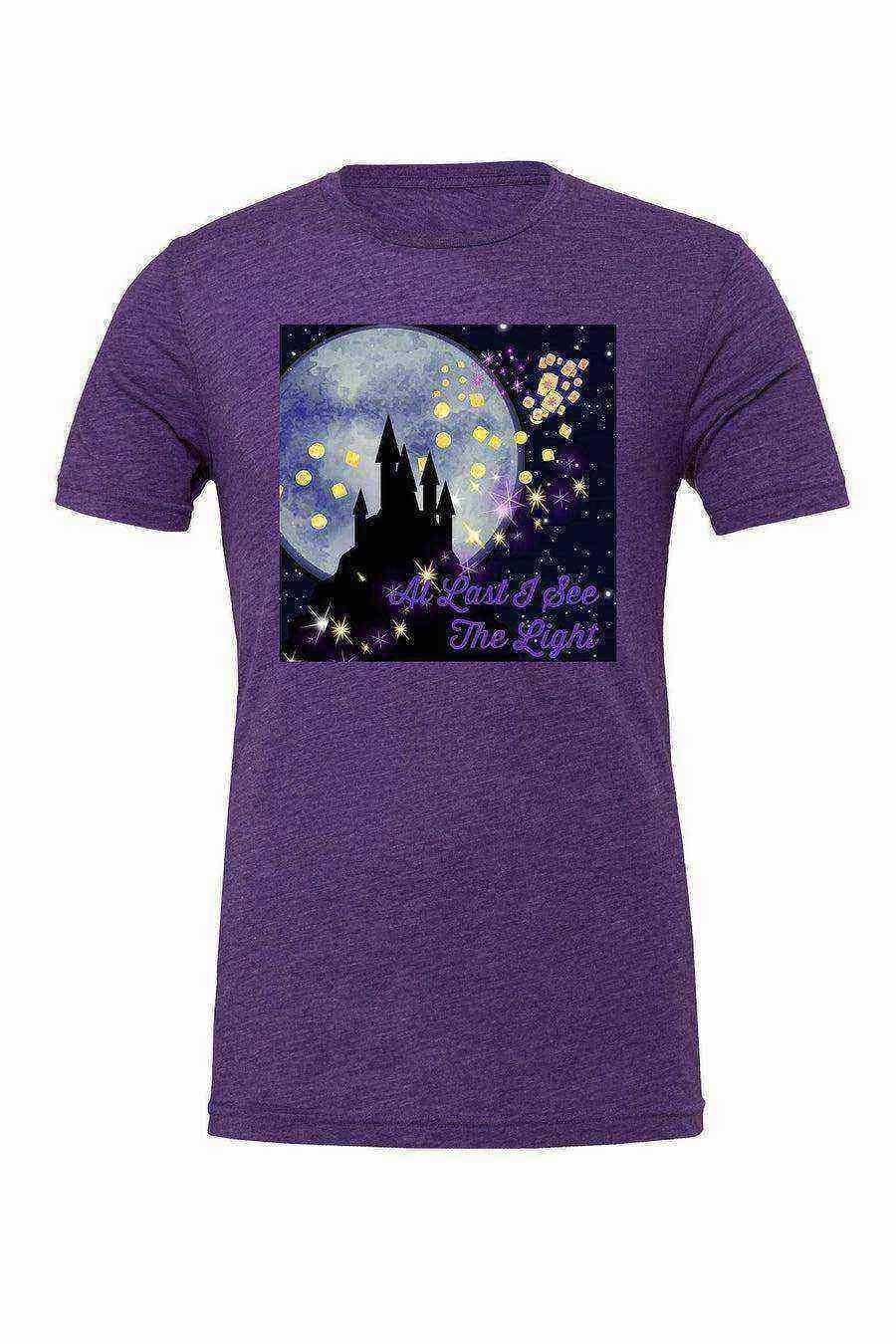 Womens | Tangled At Last I See The Light Shirt - Dylan's Tees