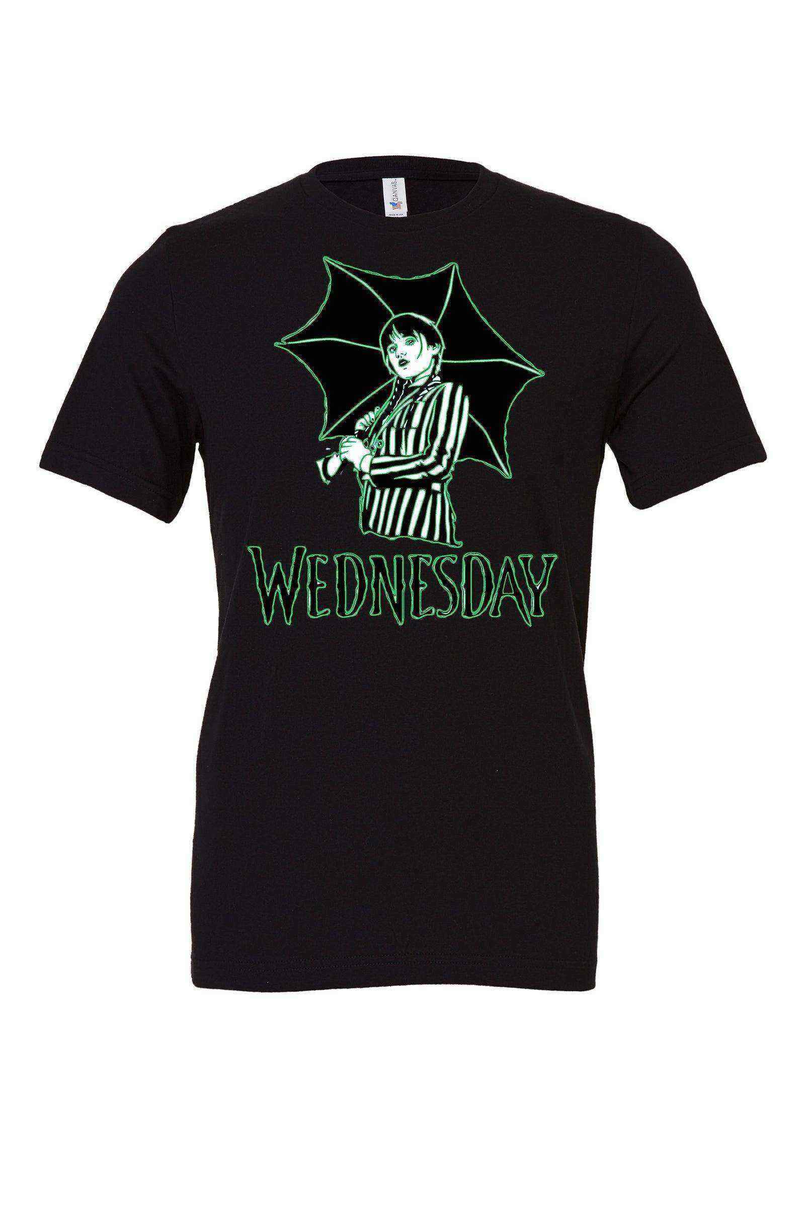Womens | Umbrella Wednesday Shirt | Wednesday Shirt - Dylan's Tees