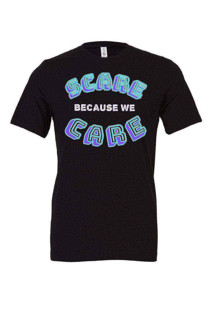 Womens | We Scare Because We Care Monsters Inc Shirt - Dylan's Tees