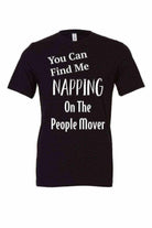 Womens | You Can Find Me Napping On The People Mover Crew Neck Tee - Dylan's Tees