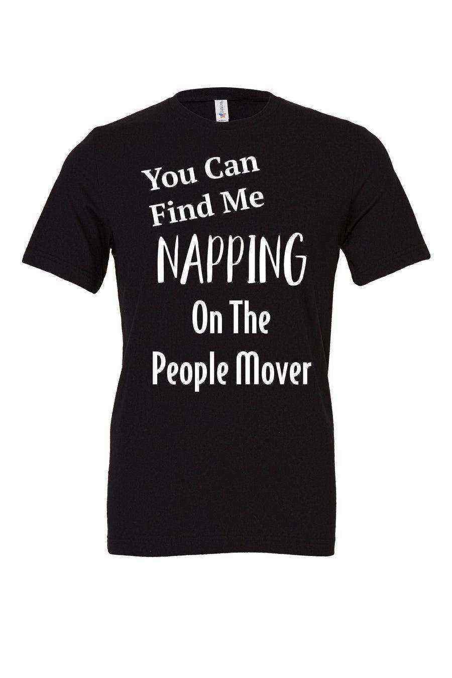 You Can Find Me Napping On The People Mover Crew Neck Tee - Dylan's Tees