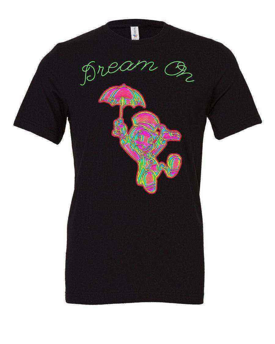 Youth | Dream On Pinocchio Shirt | Jiminy Cricket - Dylan's Tees