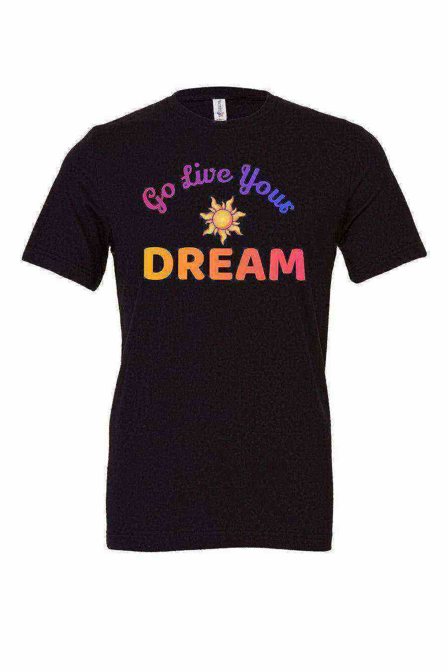 Youth | Go Live Your Dream Shirt | Rapunzel Shirt | Tangled Shirt - Dylan's Tees