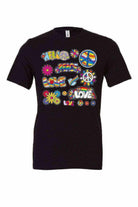 Youth | Groovy Patches Shirt | Retro Patches Shirt - Dylan's Tees