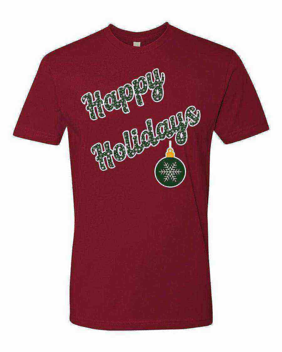 Youth | Happy Holidays Tee | Christmas Shirt - Dylan's Tees
