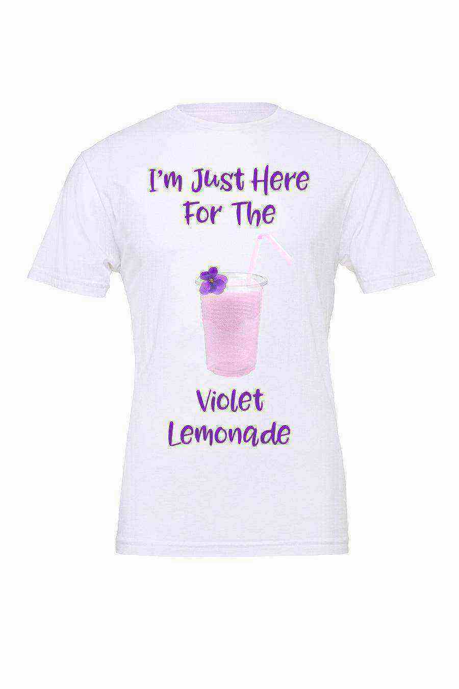Youth | Im Just Here For The Violet Lemonade Tee - Dylan's Tees