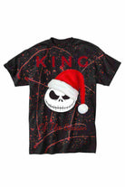 Youth | Nightmare Before Christmas King Paint Splatter Shirt | Jack Skellington Christmas Shirt - Dylan's Tees