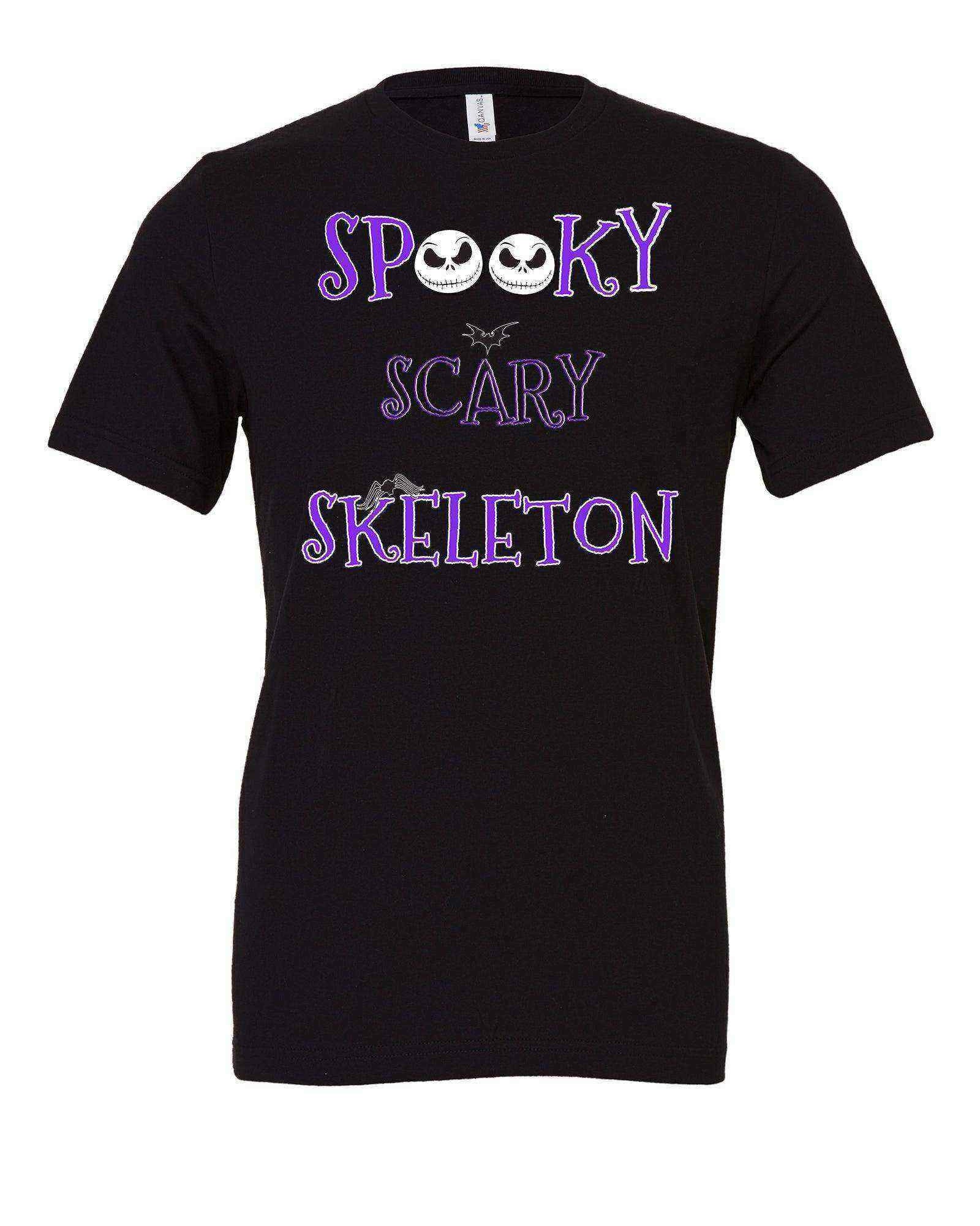 Youth | Spooky Scary Skeleton Shirt | Jack Skellington | Nightmare Before Christmas - Dylan's Tees