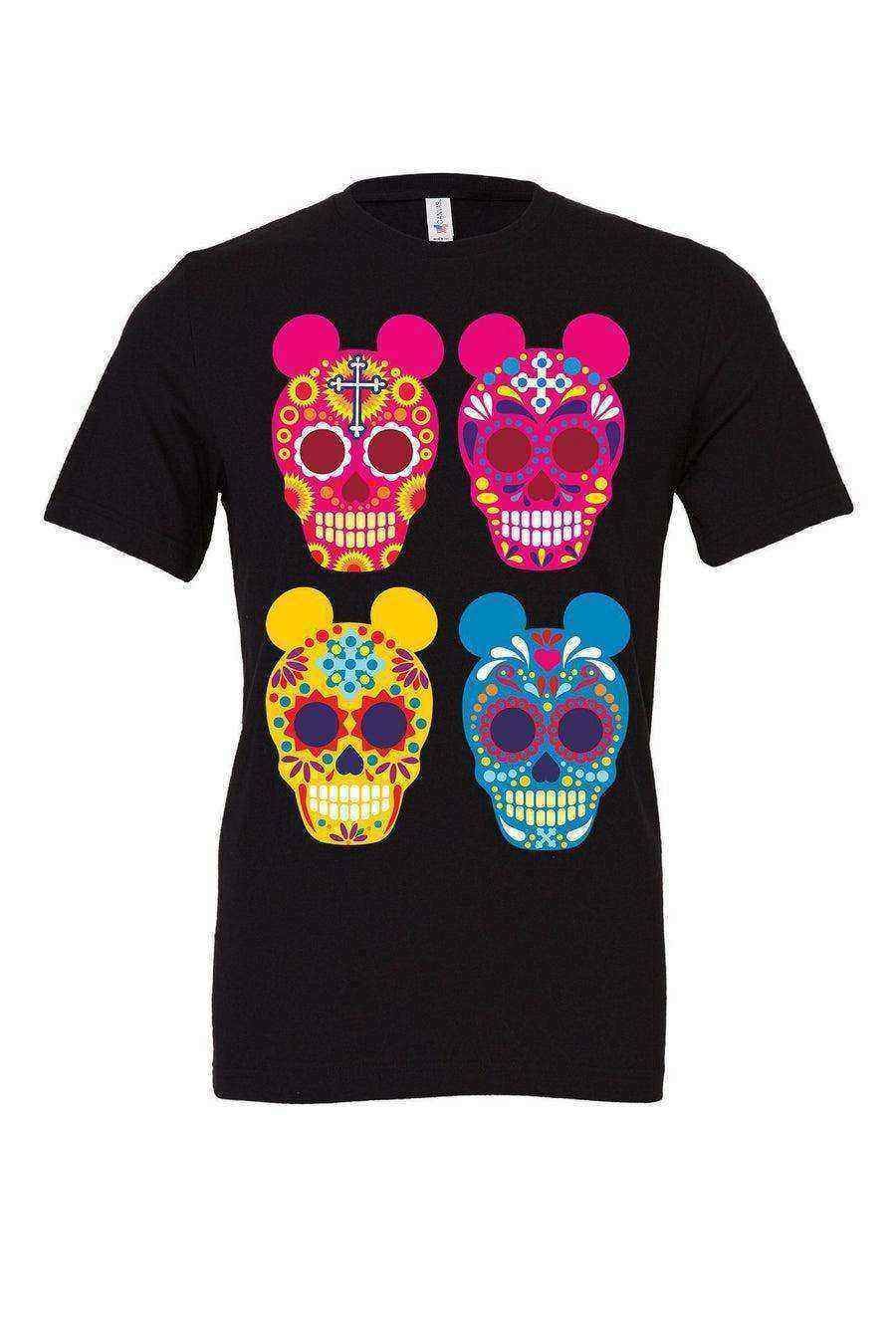 Youth | Sugar Skull Mickey Shirt | Coco Shirt - Dylan's Tees