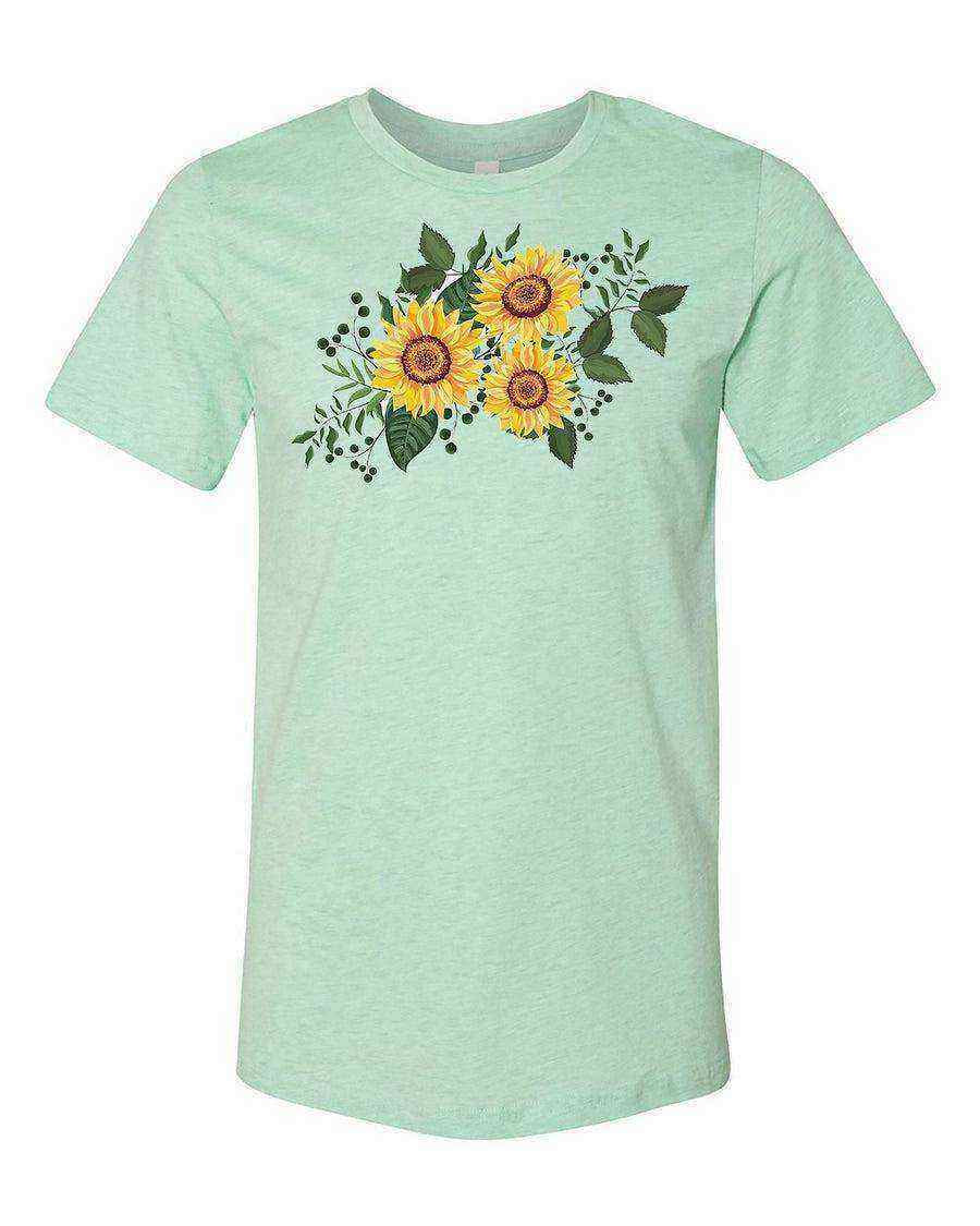 Youth | Sunflower Shirt | Floral Shirt - Dylan's Tees
